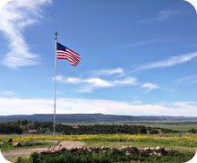 Load image into Gallery viewer, 20-foot, flagpole antenna, vertical antenna, ham radio, force 12, hoa vertical, greyline, customer