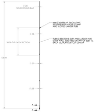 Load image into Gallery viewer, 9-foot Whip for Greyline Antennas