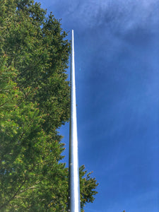 24-foot, flagpole antenna, vertical antenna, ham radio, force 12, hoa vertical, greyline customer