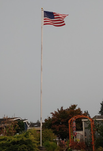 Load image into Gallery viewer, 24&#39; HOA Flagpole Antenna, 200W MFJ ATU, No Radials Stealth HF Vertical Dipole